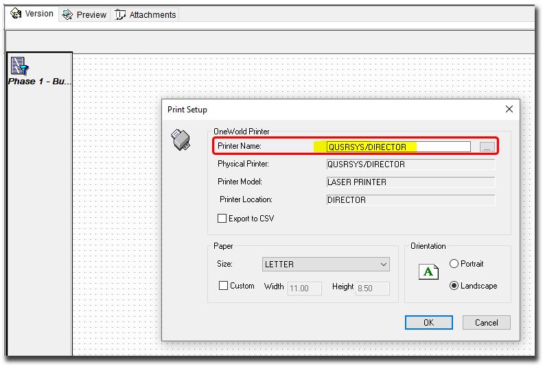 Printer Assignment in RDA